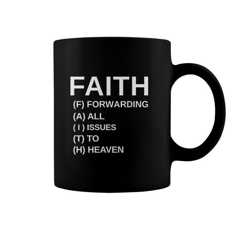 Faith Round Neck Graphic Cute Funny Coffee Mug