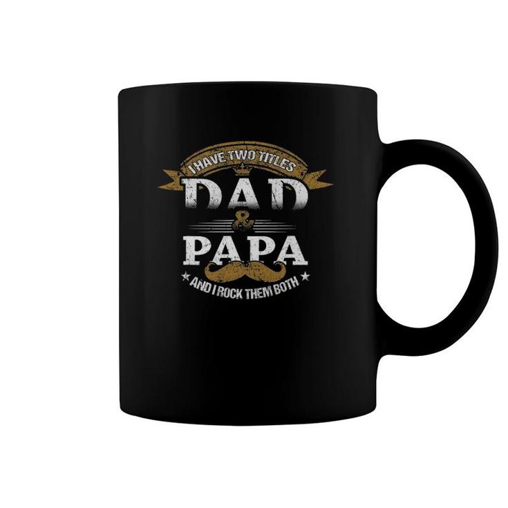 Family Dad & Papa Funny Father's Day Grandpa Daddy Gift Coffee Mug