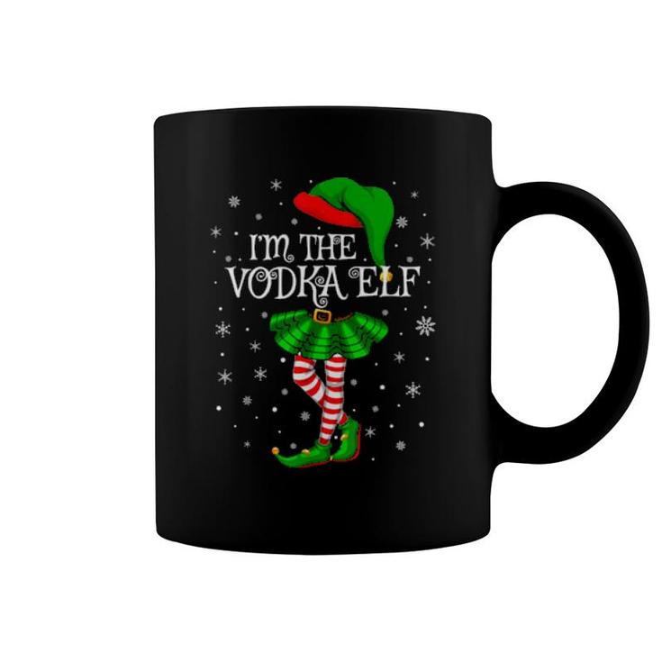 Family Matching Girls I'm The Vodka Elf Christmas  Coffee Mug
