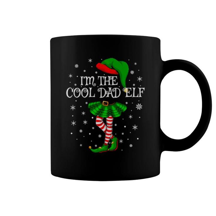 Family Matching I'm The Cool Dad Elf Christmas  Coffee Mug
