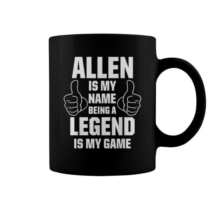 Family Surname Allen Reunion Last Name Tag  Coffee Mug