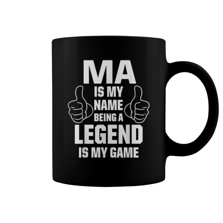 Family Surname Ma Reunion Last Name Tag  Coffee Mug