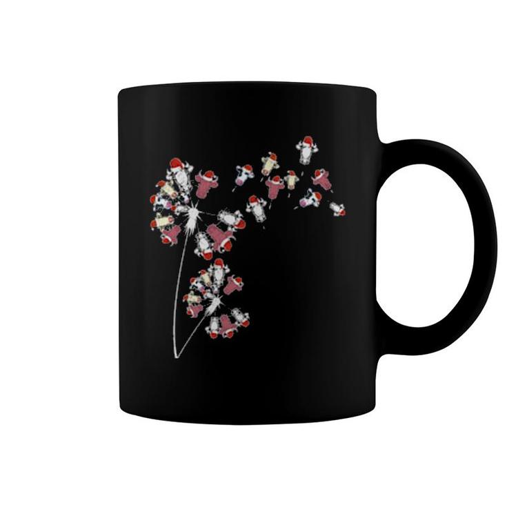 Farm Animal Dandelion Christmas Animal Cow Coffee Mug