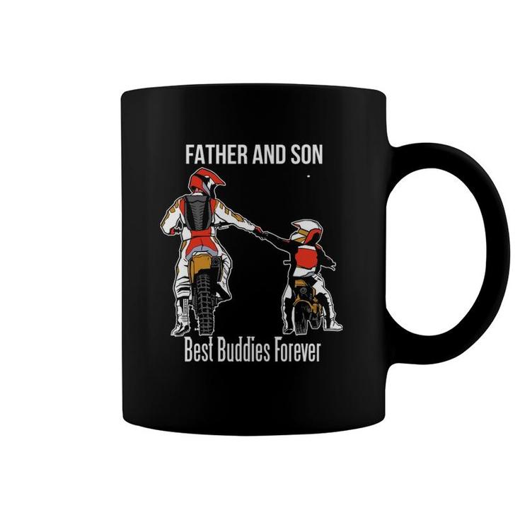 Father & Son Motocross Dirt Bike Motorcycle Gift Coffee Mug