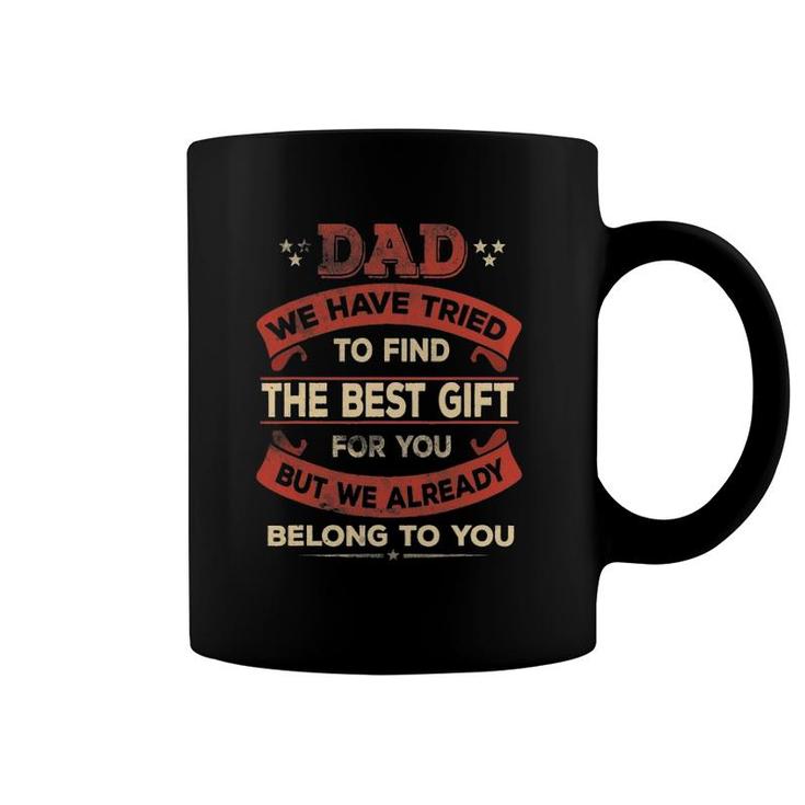 Father's Day  For Dad From Daughter Son Wife Kids Daddy Coffee Mug