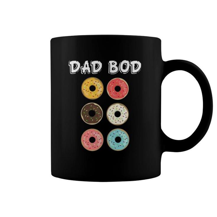 Father's Day Gift Dad Bod Donuts Mens Father Grandpa Coffee Mug