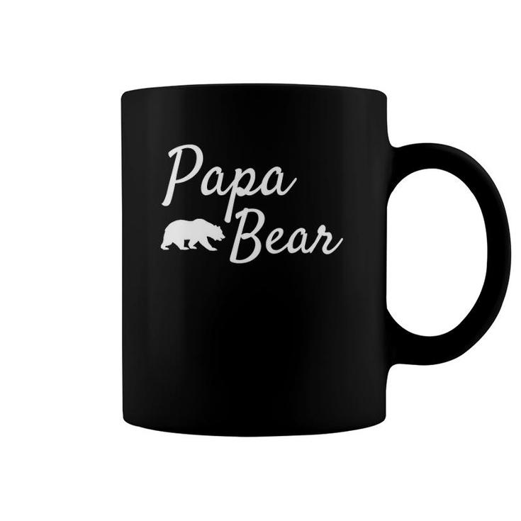 Father's Day Gift From Daughter Son Kids Wife - Men Papa Bear Coffee Mug