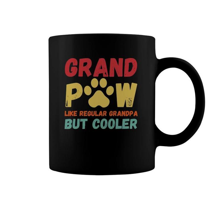 Father's Day Gift Grandpaw Like Regular Grandpa But Cooler Coffee Mug