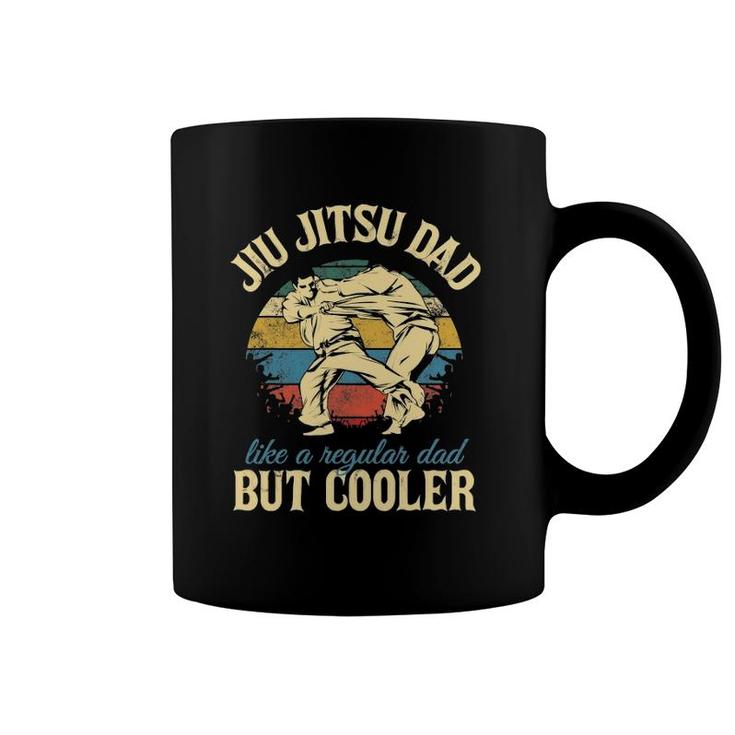 Father’S Day Jiu Jitsu Dad Training Father Vintage Funny Coffee Mug