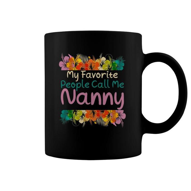 Favorite Nanny Mother's Day  For The Best Nanny Coffee Mug