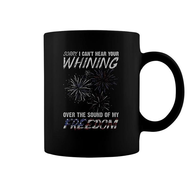 Fire Works Over The Sound Of My Freedom Coffee Mug