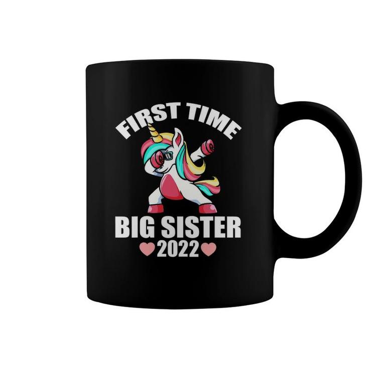 First Time Big Sister 2022  Unicorn Big Sister Est 2022 Ver2 Coffee Mug
