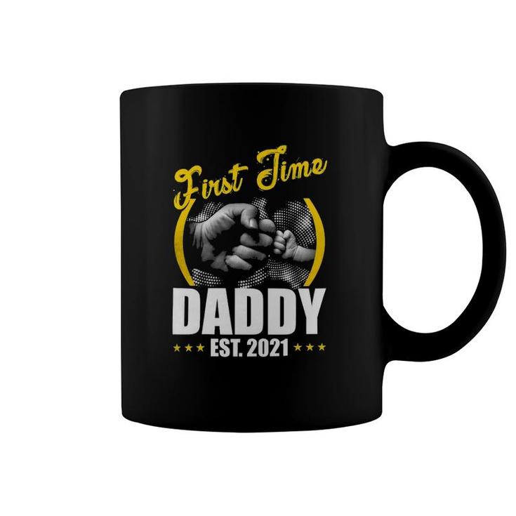 First Time Daddy New Dad Est 2022 Father's Day Gift Coffee Mug