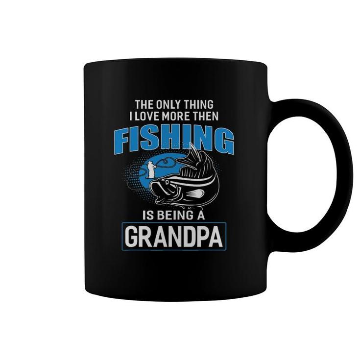 Fishing Grandpa Gift For Dad Father's Day Men Fishing Coffee Mug
