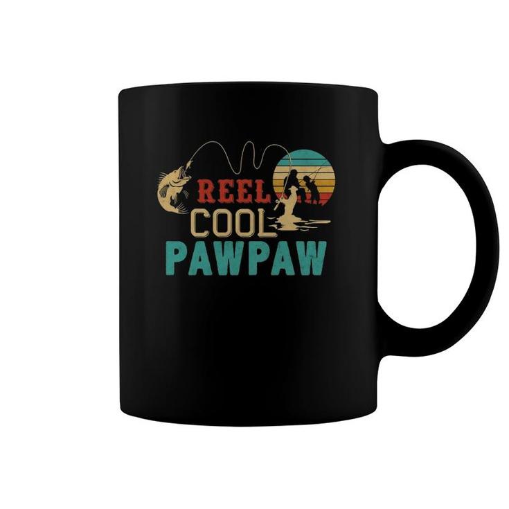 Fishing Reel Cool Pawpaw Father's Day Gift Fisherman Pawpaw  Coffee Mug