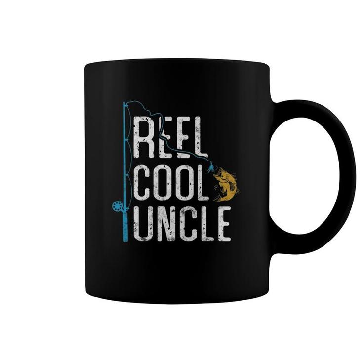 Fishing Reel Cool Uncle Father’S Day Gift Fisherman Uncle Coffee Mug