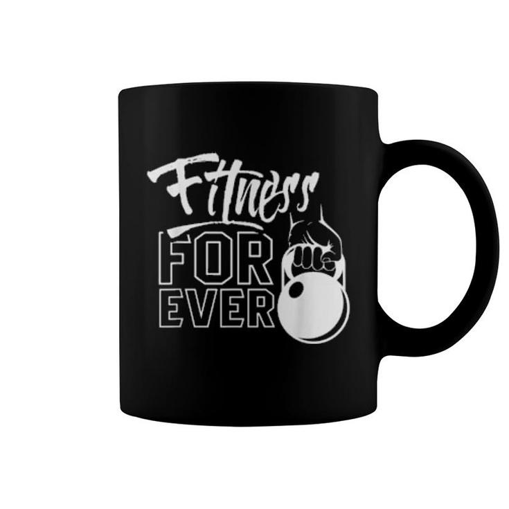 Fitness Forever Weightlifting Gym Workout Training  Coffee Mug