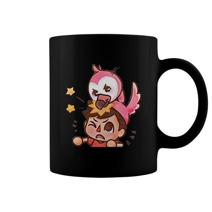 Flamingo Boy And Girls Coffee Mug