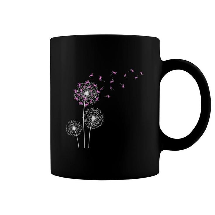 Flamingo Dandelion Coffee Mug