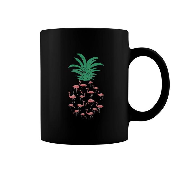 Flamingo Pineapple Coffee Mug
