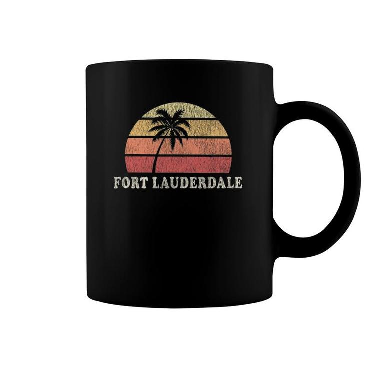 Fort Lauderdale Fl Vintage 70S Retro Throwback Design Coffee Mug