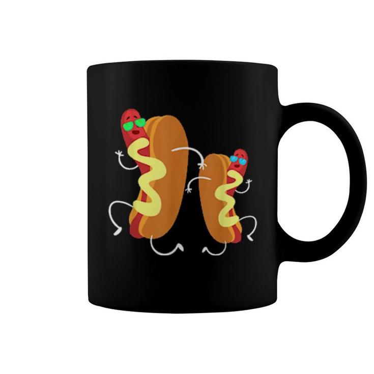 Franks Sausages Weiner Fast Food Sunglasses Hot Dog  Coffee Mug