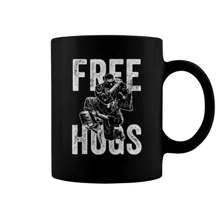 Free Hugs Bjj Martial Arts  Coffee Mug