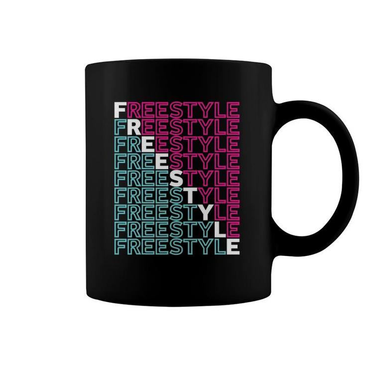 Freestyle Full Front 80S Electronic Dance Music Coffee Mug