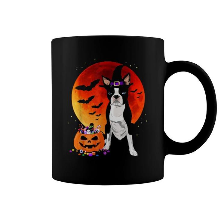 French Bulldog Halloween Night Jack O Lantern Pumpkin Candy  Coffee Mug