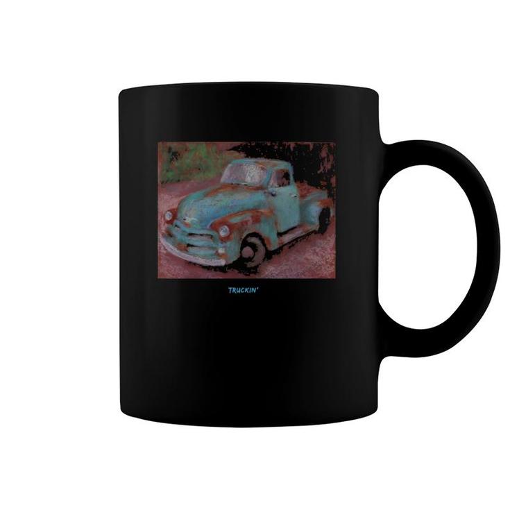 Fun Arty-Tees Truckin' Gift Coffee Mug