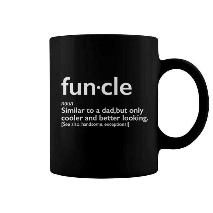 Funcle Gift For Uncle Graphic Sarcastic Coffee Mug