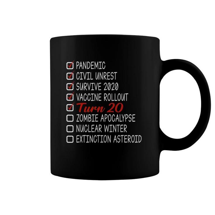 Funny 20Th Birthday Gift 20 Years Old 2001 Made In 2001 Ver2 Coffee Mug