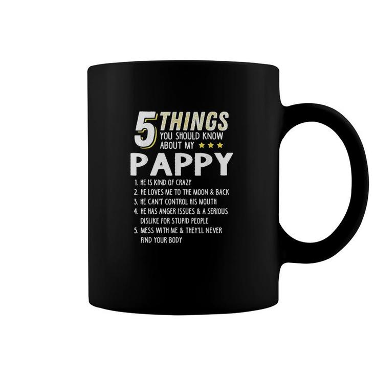 Funny 5 Things Grandpa Coffee Mug