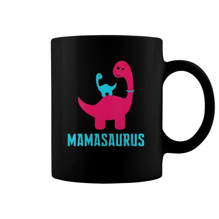 Funny And Cute Of Gift Mamasaurus Dino Themed For Mother Coffee Mug
