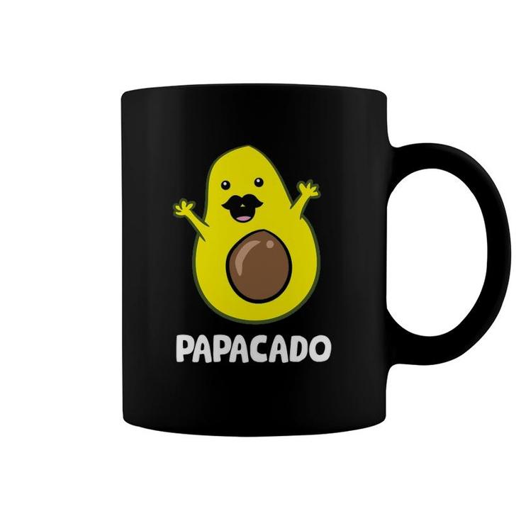 Funny Avocado Dad Guacamole Avocado Papacado  Coffee Mug