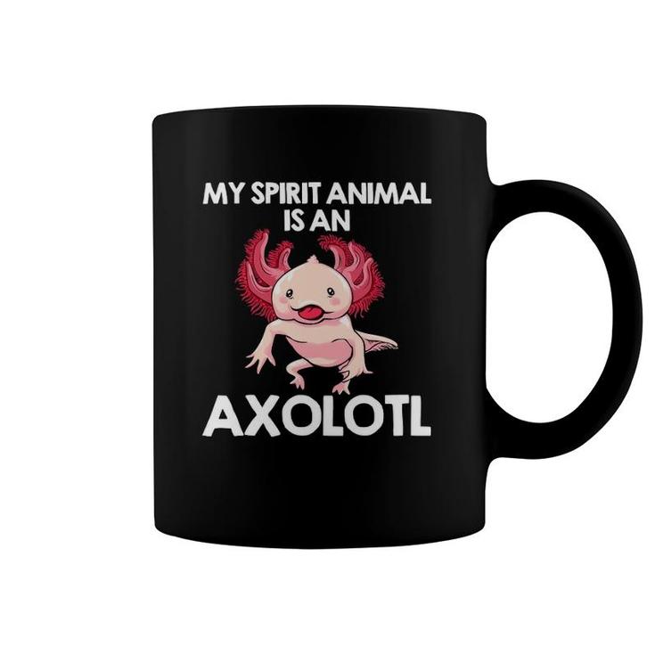 Funny Axolotl For Men Women Spirit Animal Biology Zookeeper Coffee Mug