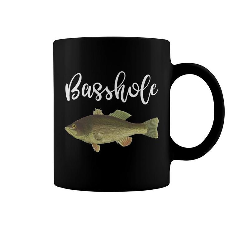Funny Bass Fishing Basshole Fishing Tale Fishing Coffee Mug