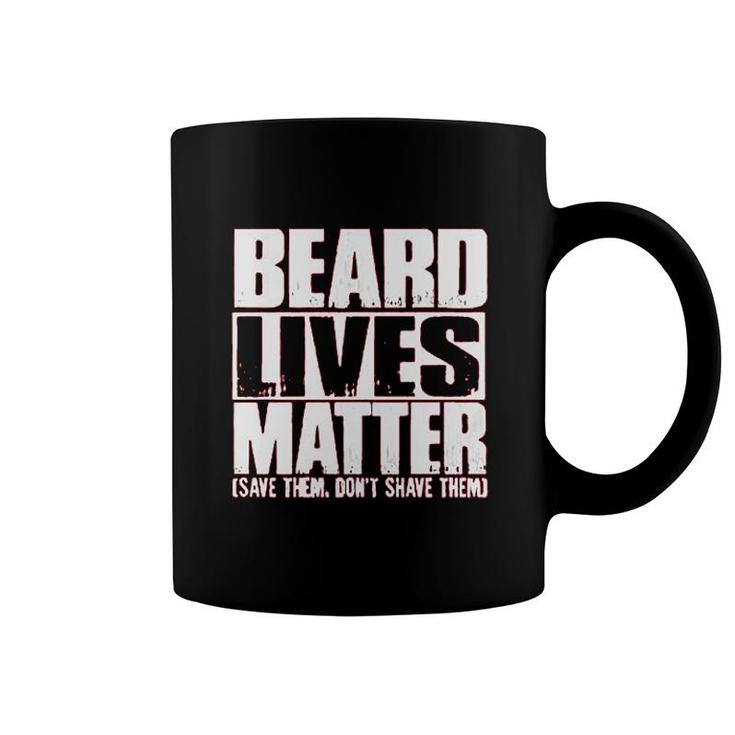 Funny Big And Tall Beard Lives Matter Coffee Mug