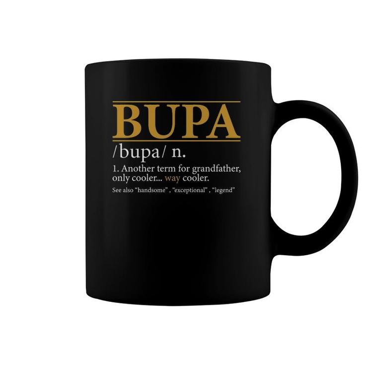 Funny Bupa Definition Fathers Day Gift Grandpa Gift Coffee Mug
