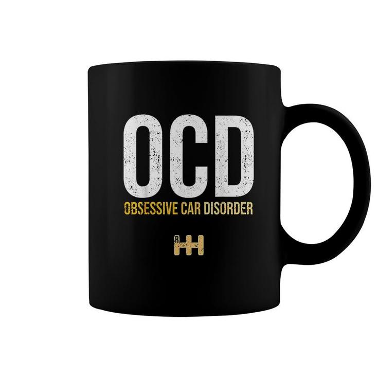 Funny Car Guy Ocd Obsessive Car Disorder Coffee Mug
