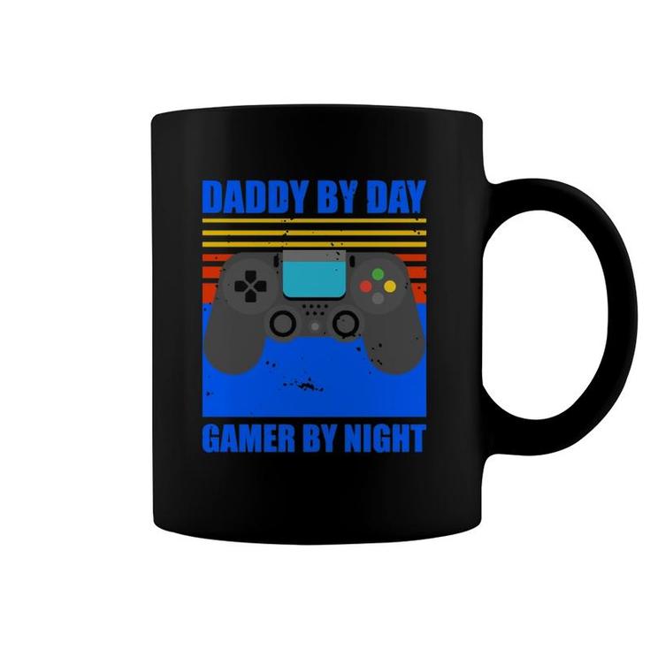 Funny Daddy By Day Gamer By Night Gaming Dad Gift  Coffee Mug