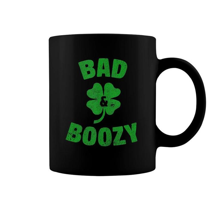 Funny Drinking St Patrick's Day Bad And Boozy Tank Top Coffee Mug