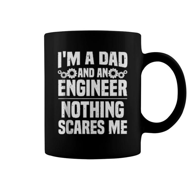 Funny Engineer Dad Art Father Day Engineerings  Coffee Mug