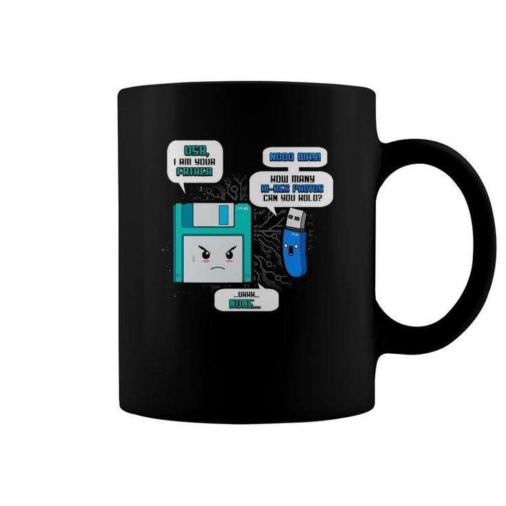 Funny Floppy Usb I Am Your Father Computer Geek Gift Coffee Mug