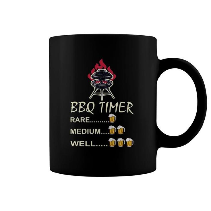 Funny Grill Father Bbq Timer Charcoal Barbecue Coffee Mug