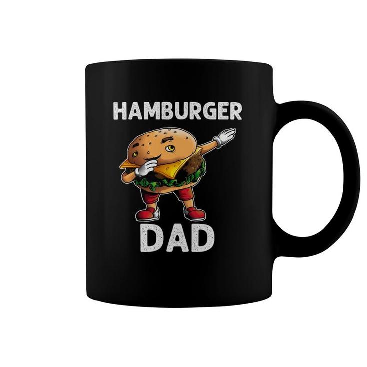 Funny Hamburger Gift For Dad Father Burger Cheeseburger Food Coffee Mug