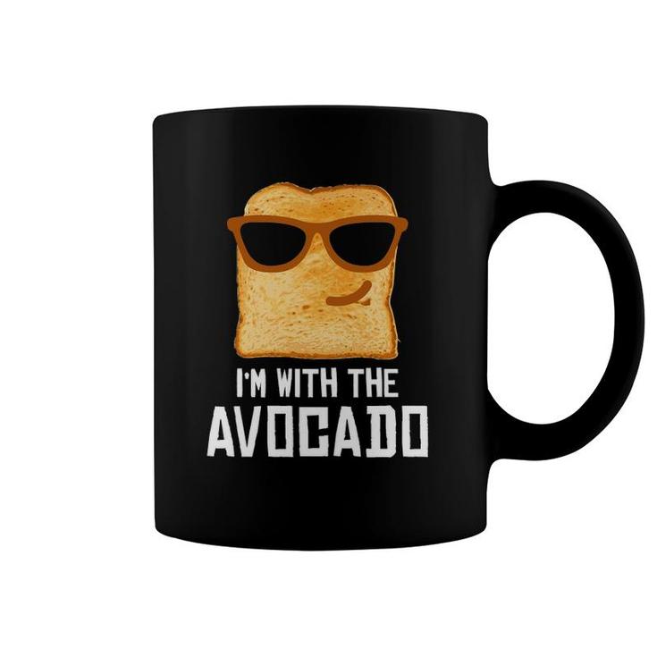 Funny I'm With The Avocado Toast Halloween Costume Coffee Mug