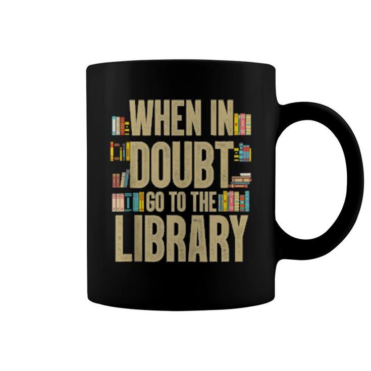 Funny Library Design Book Reader Reading Librarian  Coffee Mug