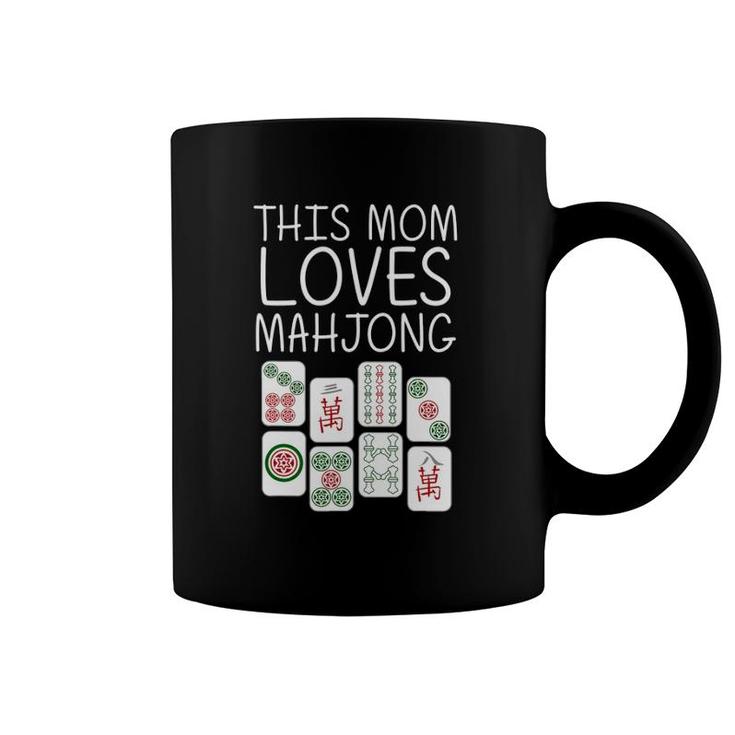 Funny Mahjong Gift For Mom Mother Tile Game Lover Players Coffee Mug