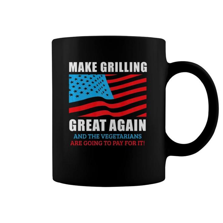 Funny Make Grilling Great Again Pro Trump Bbq Pit Master Dad  Coffee Mug